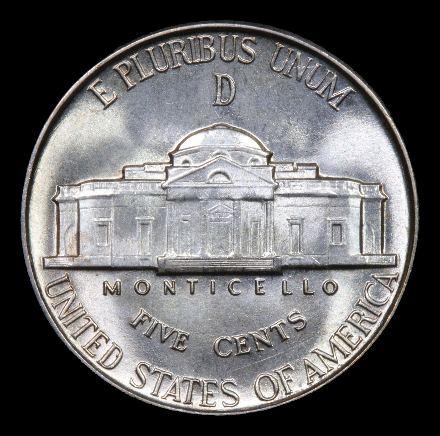 1945-d Jefferson Nickel 5c Grades GEM 5fs