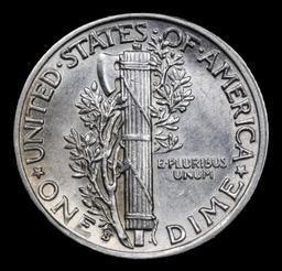 1937-s Mercury Dime 10c Grades Choice AU