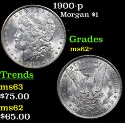 1900-p Morgan Dollar $1 Grades Select Unc