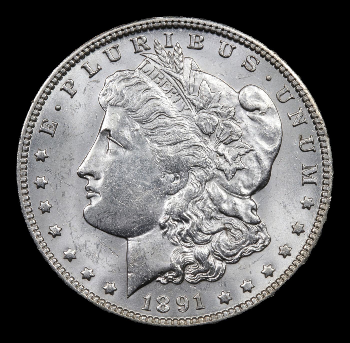 ***Auction Highlight*** 1891-o Morgan Dollar $1 Graded Choice Unc By USCG (fc)