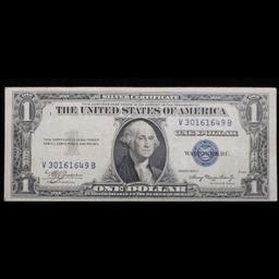 1935A $1 Blue Seal Silver Certificate Grades xf+