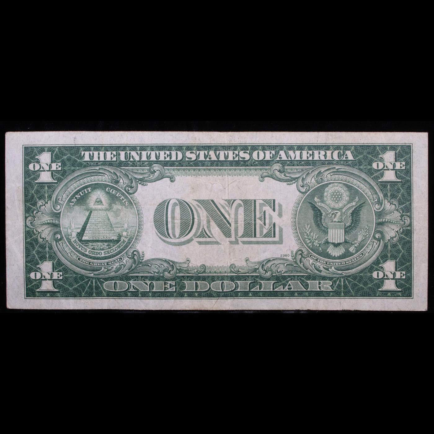 1935A $1 Blue Seal Silver Certificate Grades xf+