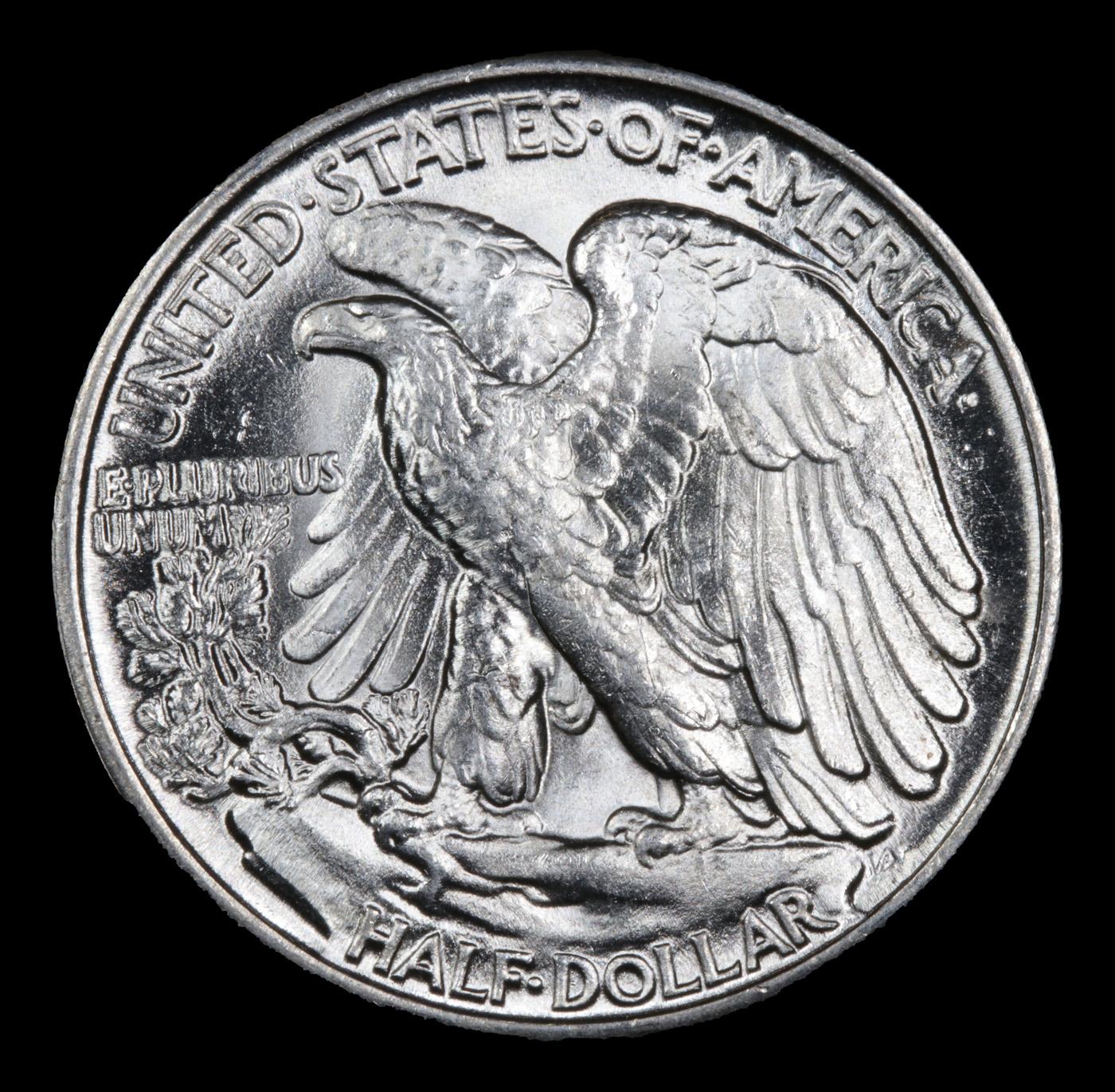 1945-p Walking Liberty Half Dollar 50c Grades Choice Unc