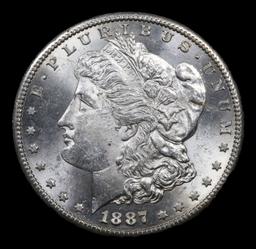 ***Auction Highlight*** 1887-s Morgan Dollar $1 Graded Choice Unc By USCG (fc)