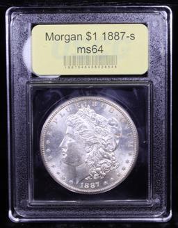 ***Auction Highlight*** 1887-s Morgan Dollar $1 Graded Choice Unc By USCG (fc)