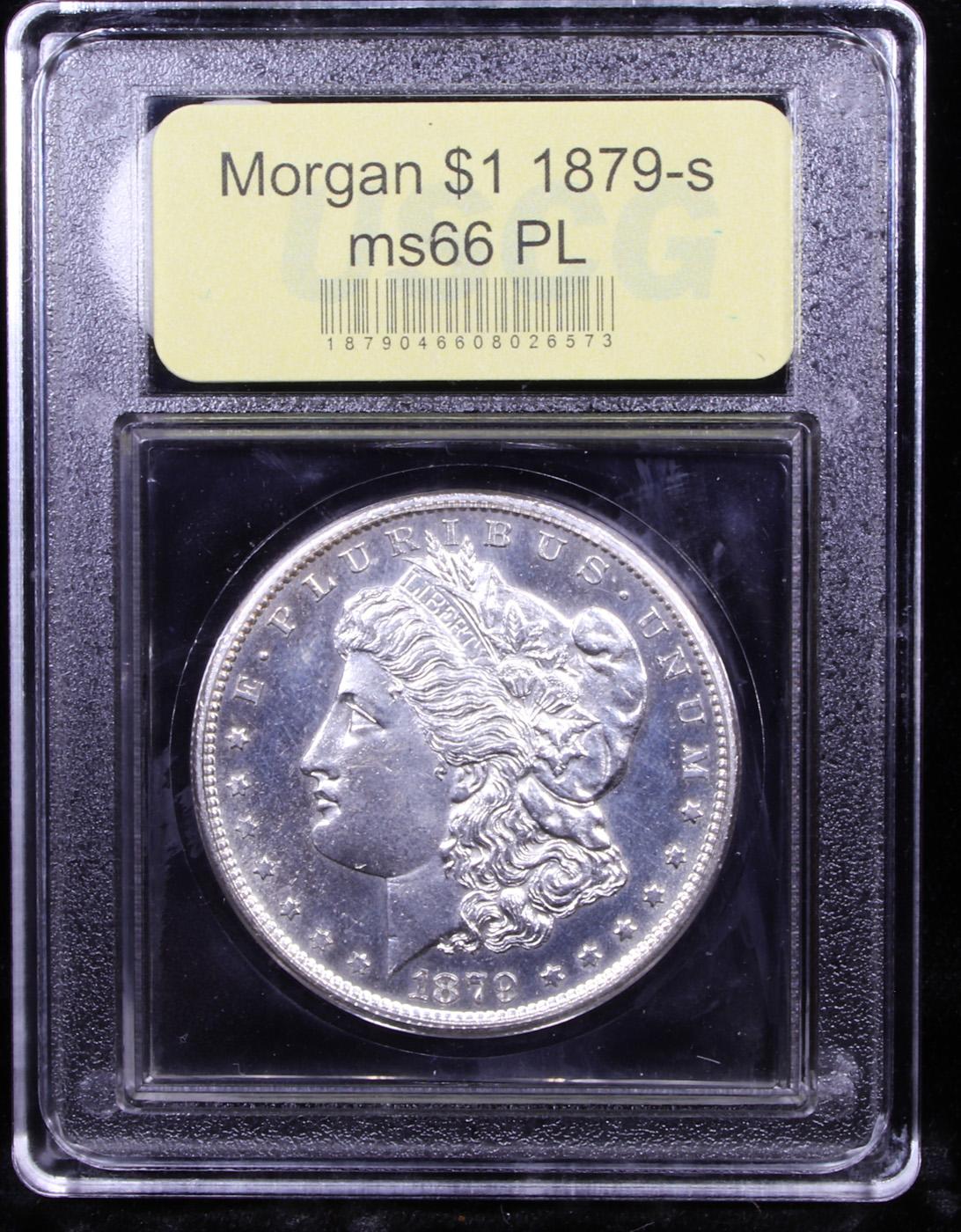 ***Auction Highlight*** 1879-s Morgan Dollar $1 Graded GEM+ UNC PL BY USCG (fc)