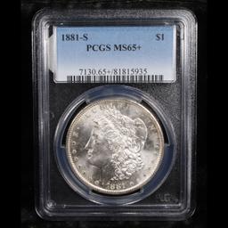 PCGS 1881-s Morgan Dollar $1 Graded ms65+ By PCGS