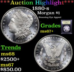 ***Auction Highlight*** 1880-s Morgan Dollar $1 Graded Gem++ Unc By USCG (fc)