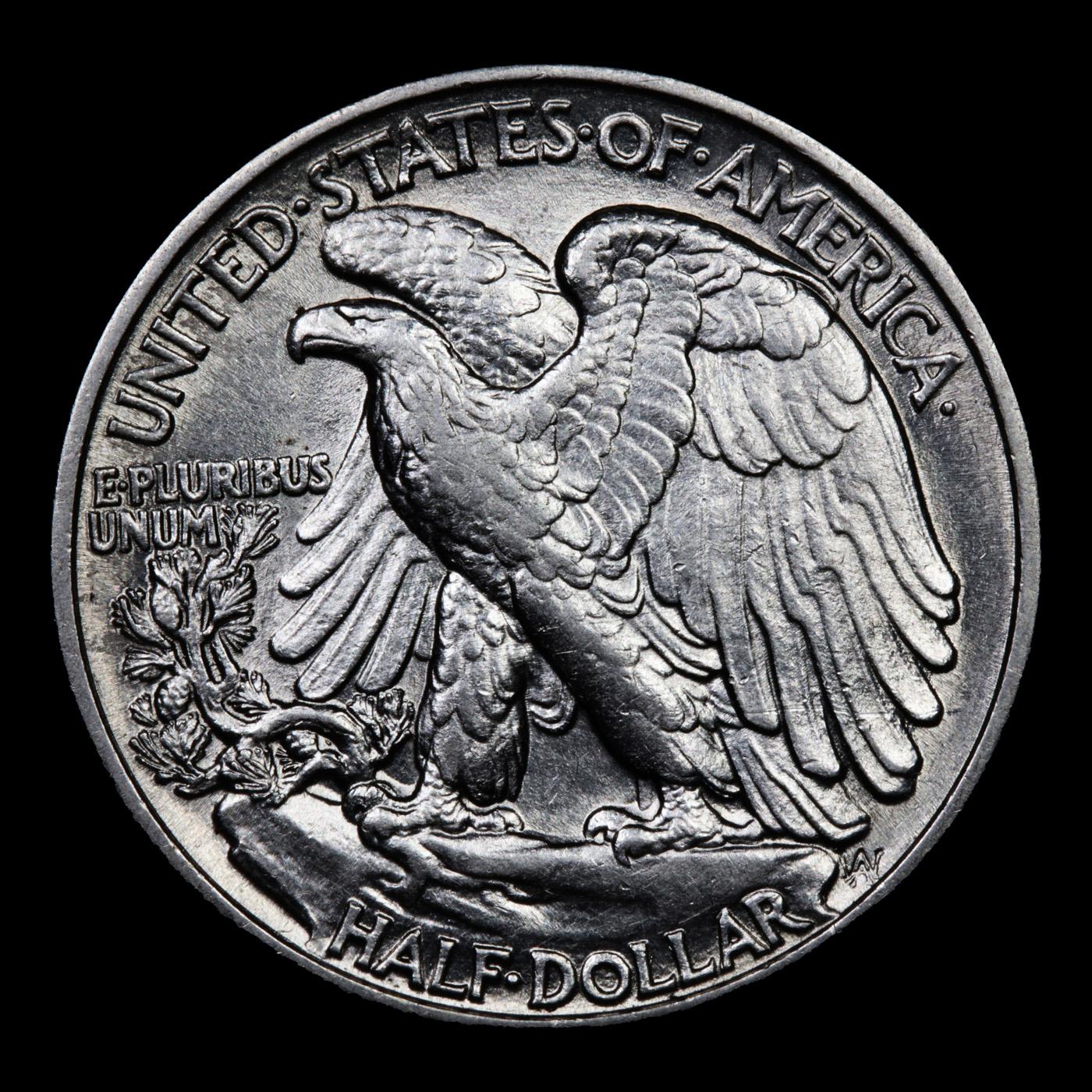 1942-p Walking Liberty Half Dollar 50c Grades Choice AU/BU Slider