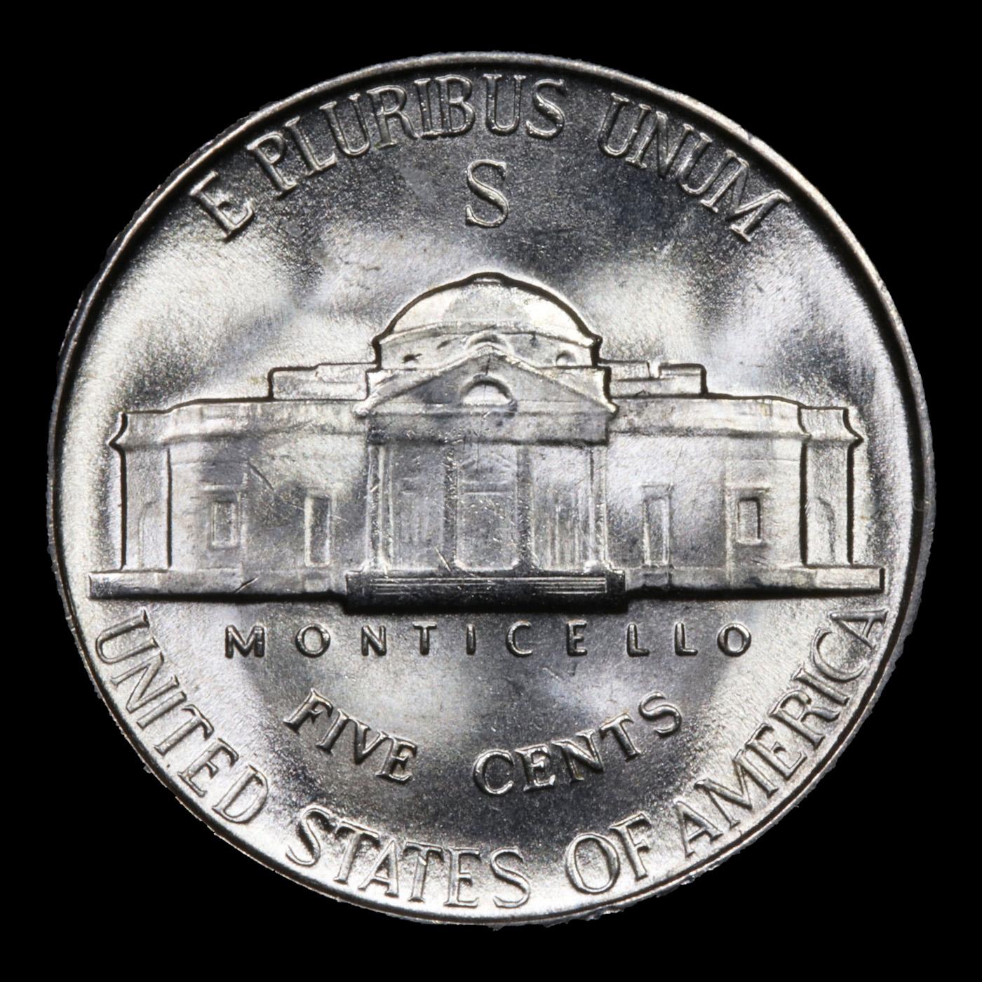 1944-s Jefferson Nickel 5c Grades GEM Unc