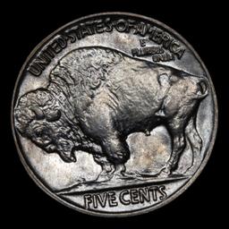 1936-p Buffalo Nickel 5c Grades GEM+ Unc