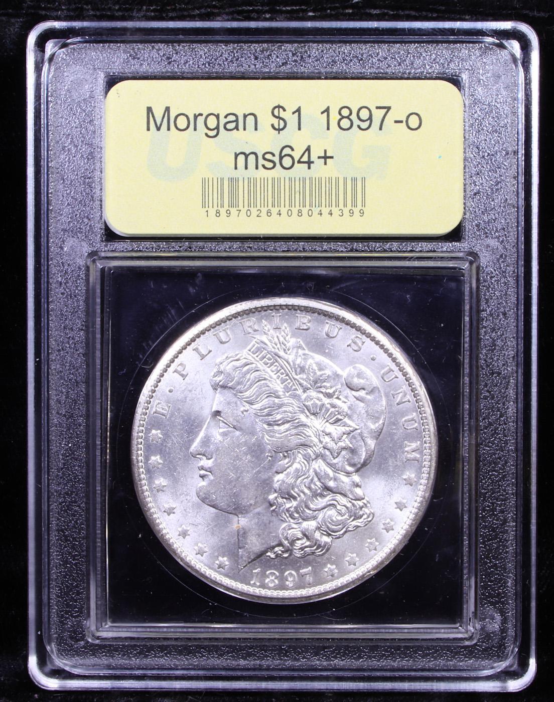 ***Auction Highlight*** 1897-o Morgan Dollar $1 Graded Choice+ Unc By USCG (fc)