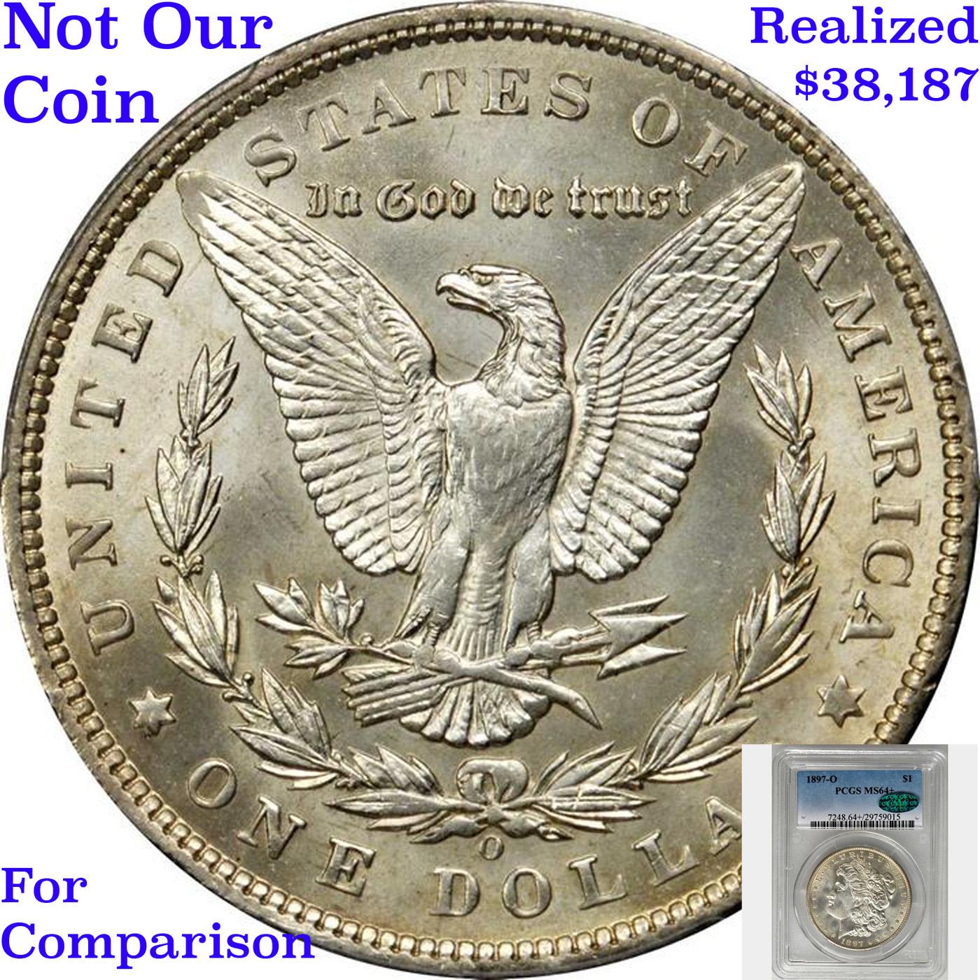 ***Auction Highlight*** 1897-o Morgan Dollar $1 Graded Choice+ Unc By USCG (fc)