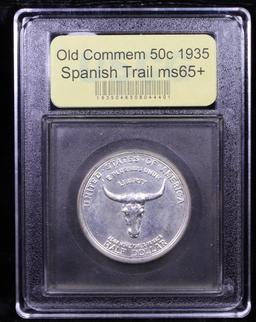 ***Auction Highlight*** 1935 Spanish Trail Old Commem Half Dollar 50c Graded GEM+ Unc By USCG (fc)
