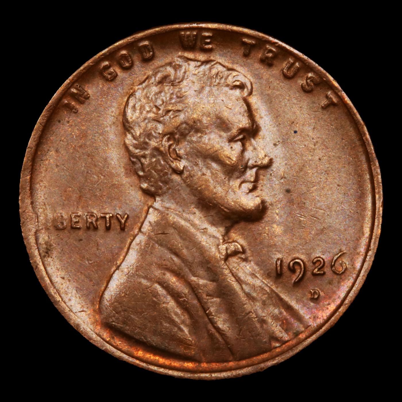 1926-d Lincoln Cent 1c Grades Choice AU/BU Slider