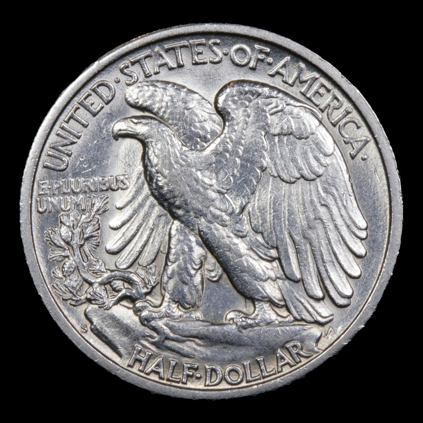 1946-s Walking Liberty Half Dollar 50c Grades Choice AU/BU Slider