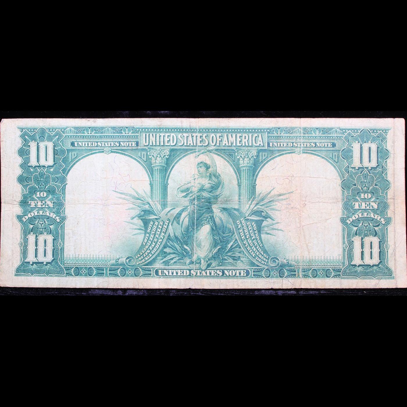 ***Auction Highlight*** The Famous Ten-Dollar "Bison Note" of 1901 Grades vf+ (fc)