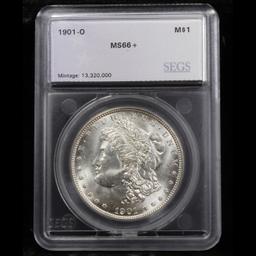 ***Auction Highlight*** 1901-o Morgan Dollar $1 Graded ms66+ By SEGS (fc)