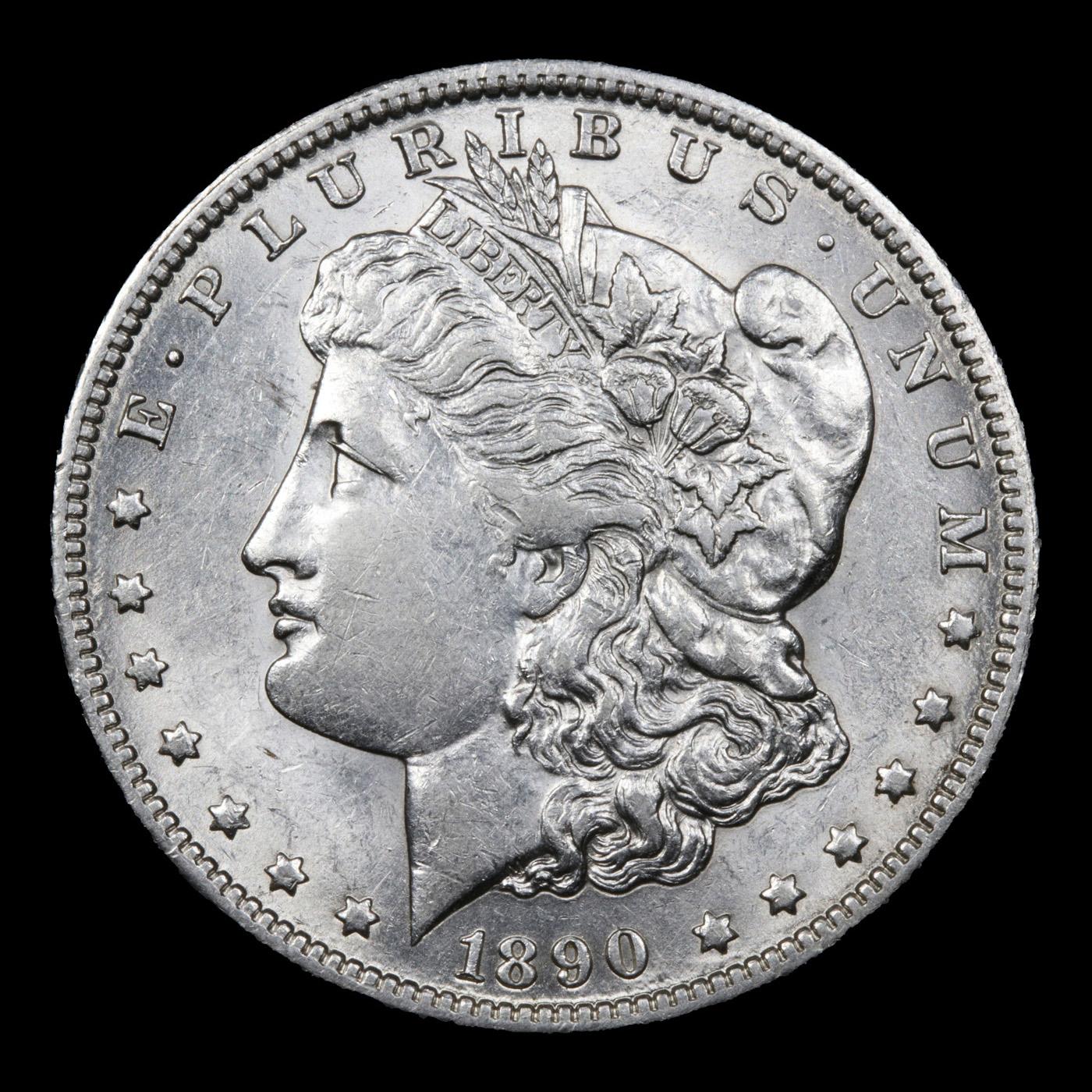1890-o Morgan Dollar $1 Grades Choice AU/BU Slider+