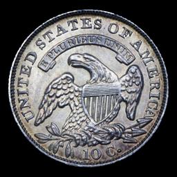 ***Auction Highlight*** 1834 JR-5 Lg 4 Capped Bust Dime 10c Graded ms62 By SEGS (fc)