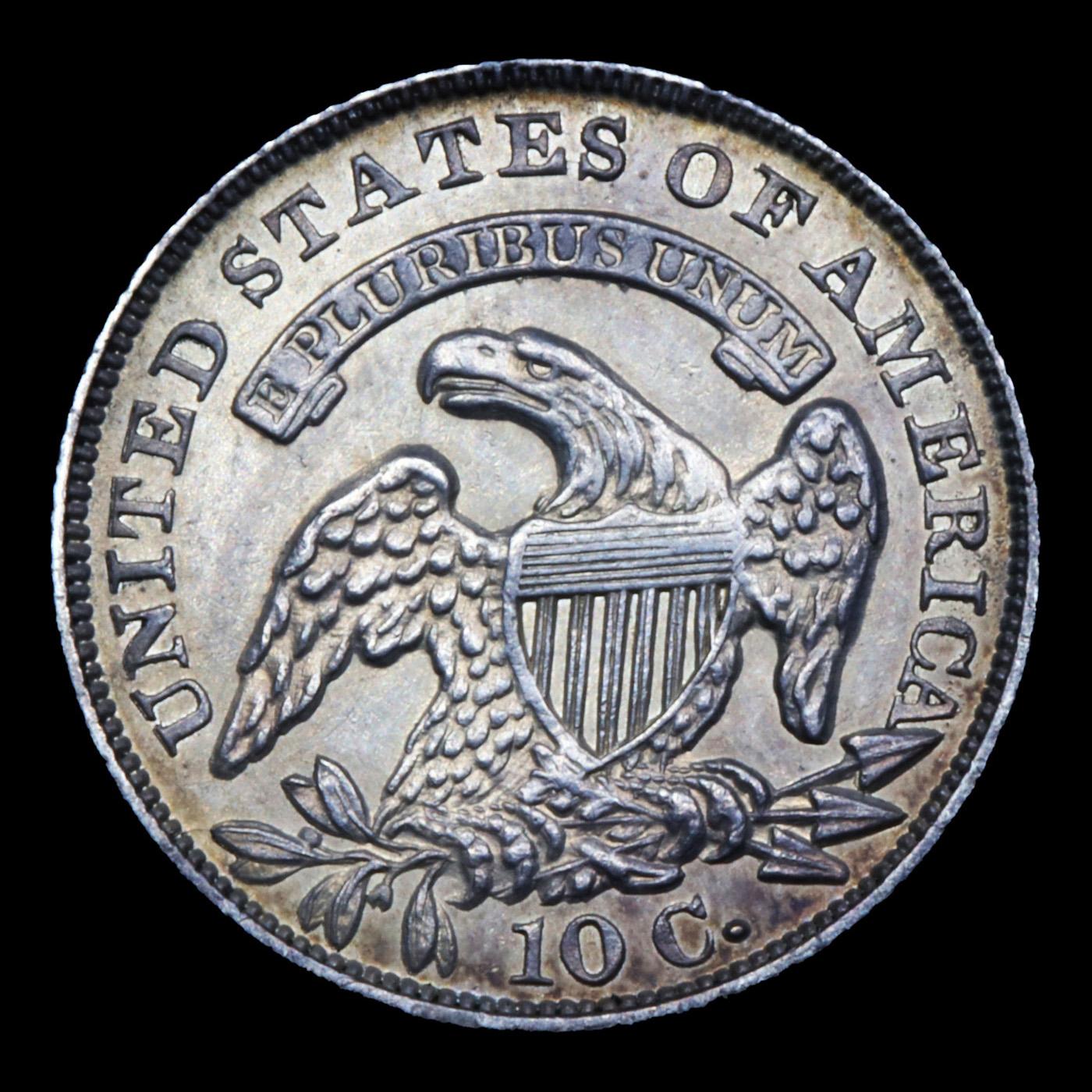 ***Auction Highlight*** 1834 JR-5 Lg 4 Capped Bust Dime 10c Graded ms62 By SEGS (fc)