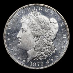 ***Auction Highlight*** 1879-p Morgan Dollar $1 Graded ms64 DMPL By SEGS (fc)