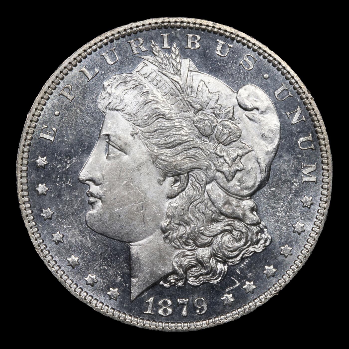 ***Auction Highlight*** 1879-p Morgan Dollar $1 Graded ms64 DMPL By SEGS (fc)