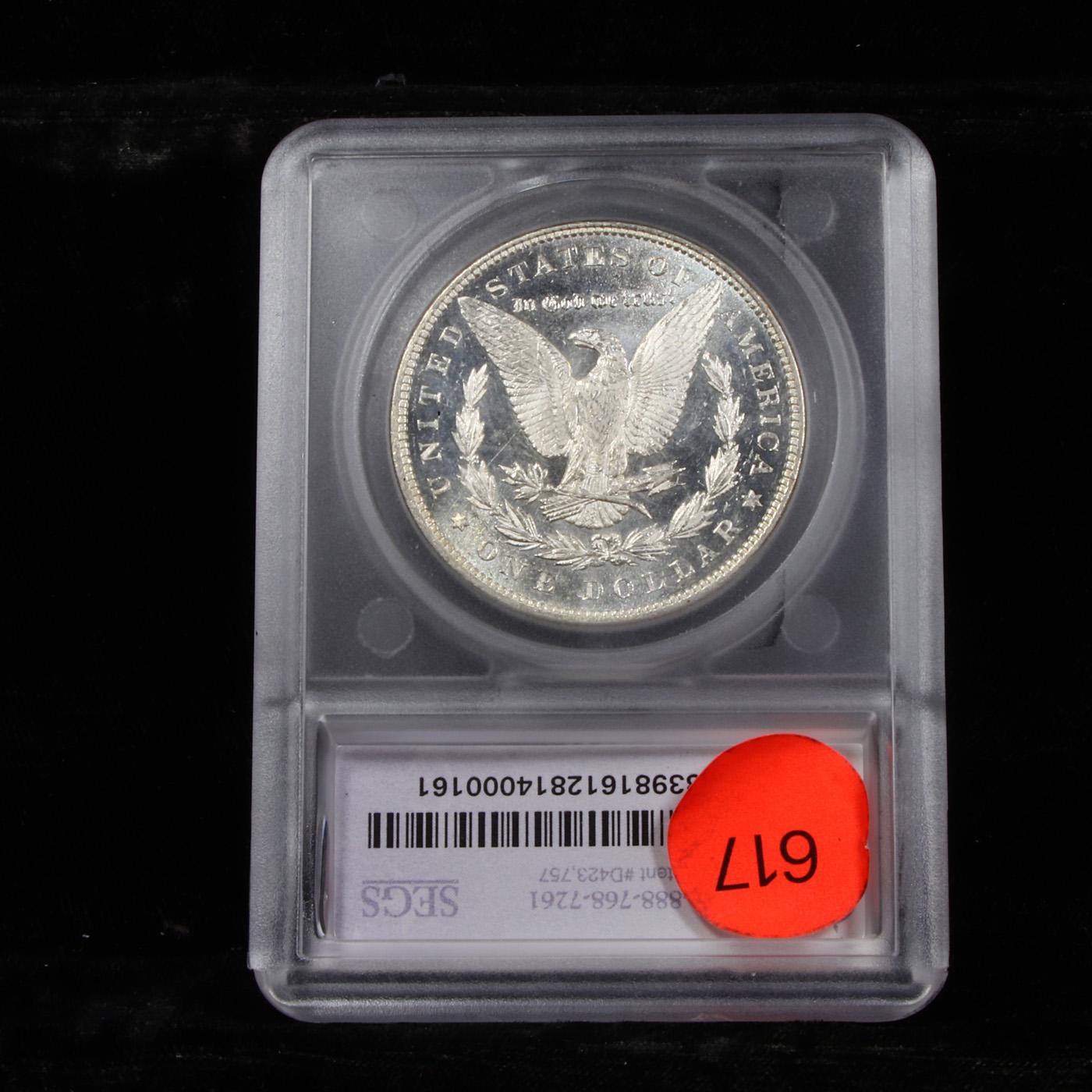 ***Auction Highlight*** 1879-p Morgan Dollar $1 Graded ms64 DMPL By SEGS (fc)