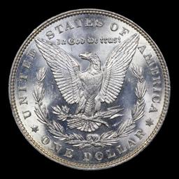 ***Auction Highlight*** 1888-p Rainbow Toned Morgan Dollar $1 Graded ms67 By SEGS (fc)