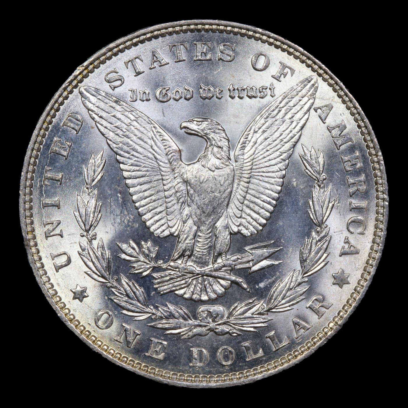 ***Auction Highlight*** 1888-p Rainbow Toned Morgan Dollar $1 Graded ms67 By SEGS (fc)