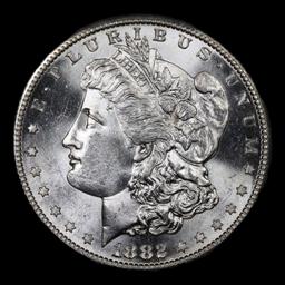 1882-s Morgan Dollar $1 Grades GEM Unc