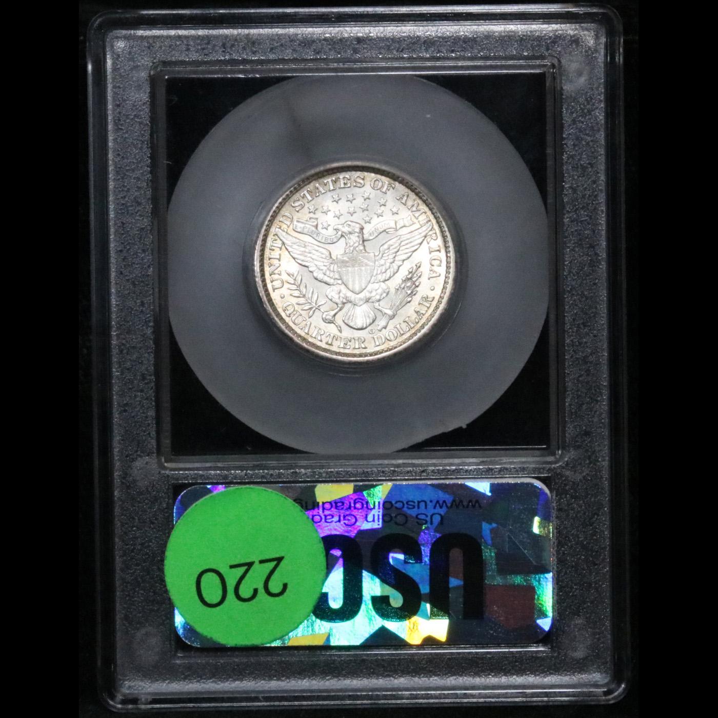 ***Auction Highlight*** 1893-o Barber Quarter 25c Graded Choice Unc By USCG (fc)