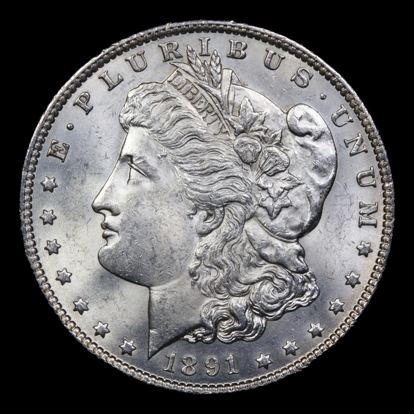 ***Auction Highlight*** 1891-p Top 100 vam 2 Morgan Dollar $1 Graded ms64 By SEGS (fc)