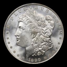 *HIGHLIGHT OF THE AUCTION* 1890-o TOP POP Morgan Dollar $1 Graded ms66+ By SEGS (fc)