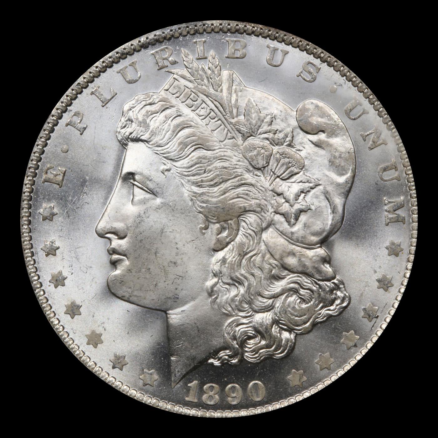 *HIGHLIGHT OF THE AUCTION* 1890-o TOP POP Morgan Dollar $1 Graded ms66+ By SEGS (fc)