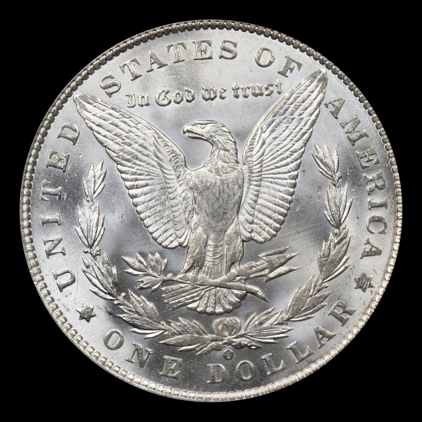 *HIGHLIGHT OF THE AUCTION* 1890-o TOP POP Morgan Dollar $1 Graded ms66+ By SEGS (fc)