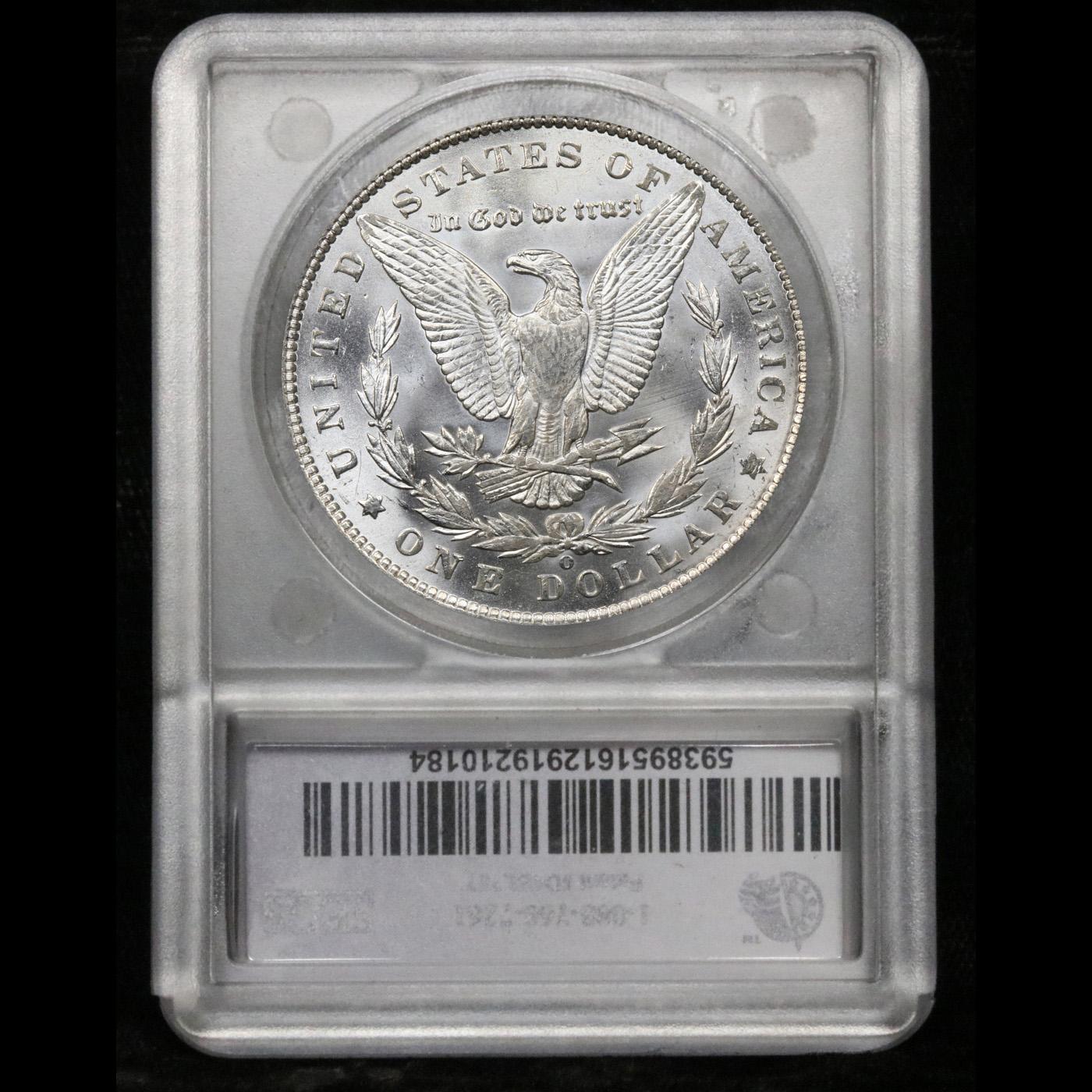 *HIGHLIGHT OF THE AUCTION* 1890-o TOP POP Morgan Dollar $1 Graded ms66+ By SEGS (fc)