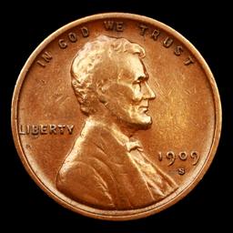 ***Auction Highlight*** 1909-s vdb Lincoln Cent 1c Graded vf35 details By SEGS (fc)