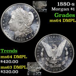 1880-s Morgan Dollar $1 Grades Choice Unc DMPL