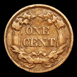 1858 SL Flying Eagle Cent 1c Grades vf++