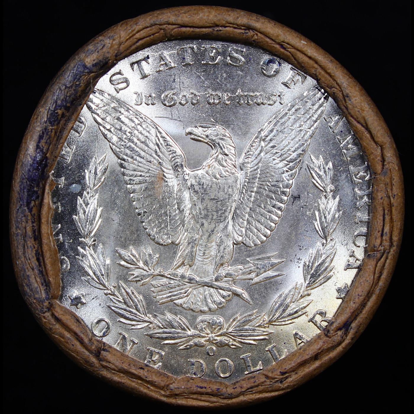***Auction Highlight*** Full solid date 1885-o Uncirculated Morgan silver dollar roll, 20 coins (fc)