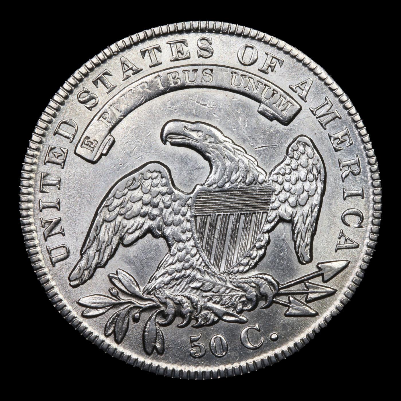***Auction Highlight*** 1836 O-122 Capped Bust Half Dollar 50c Graded Select Unc By USCG (fc)