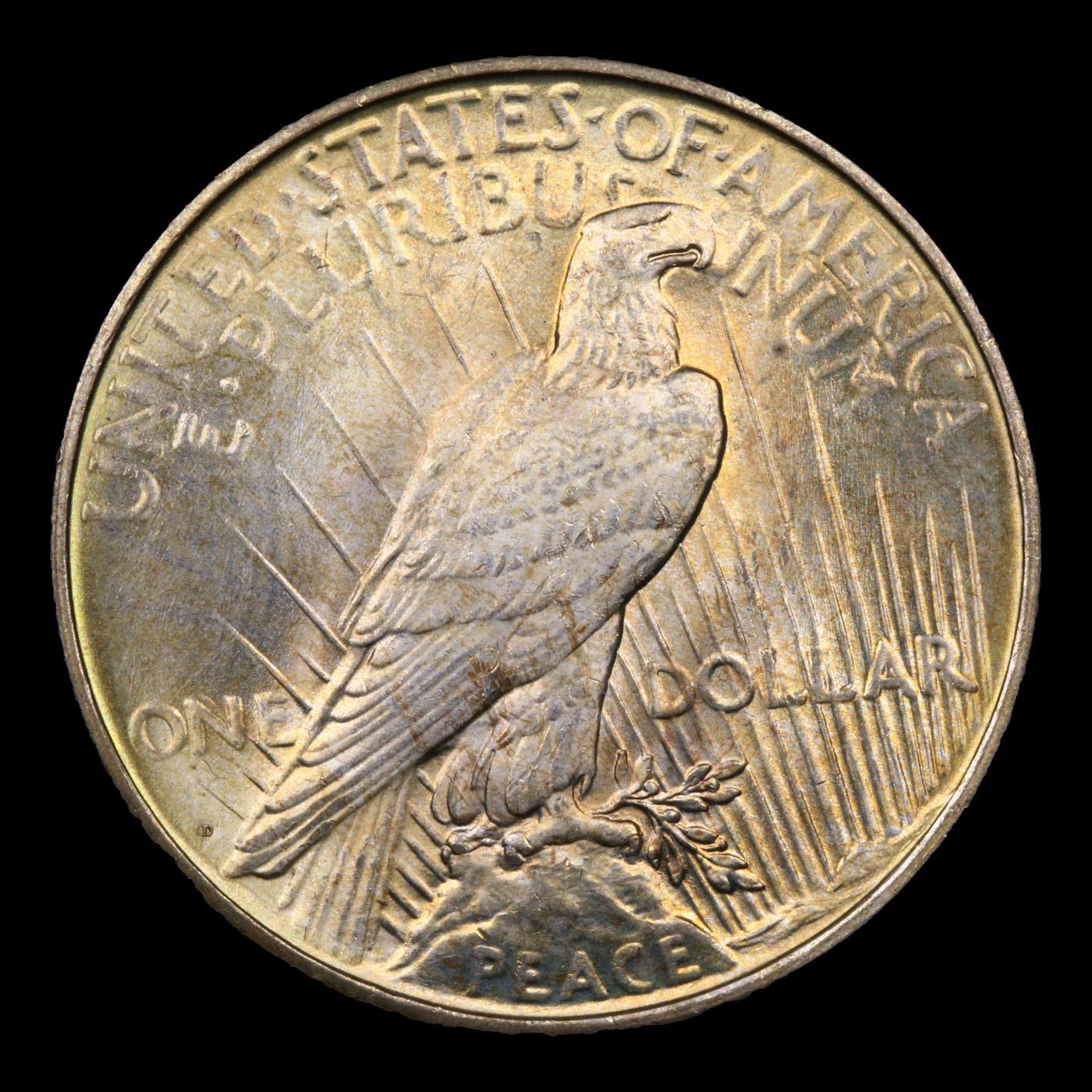 *HIGHLIGHT OF NIGHT* 1927-d Top 50 Vam 2 DDO Peace Dollar $1 Graded GEM Unc By USCG (fc)