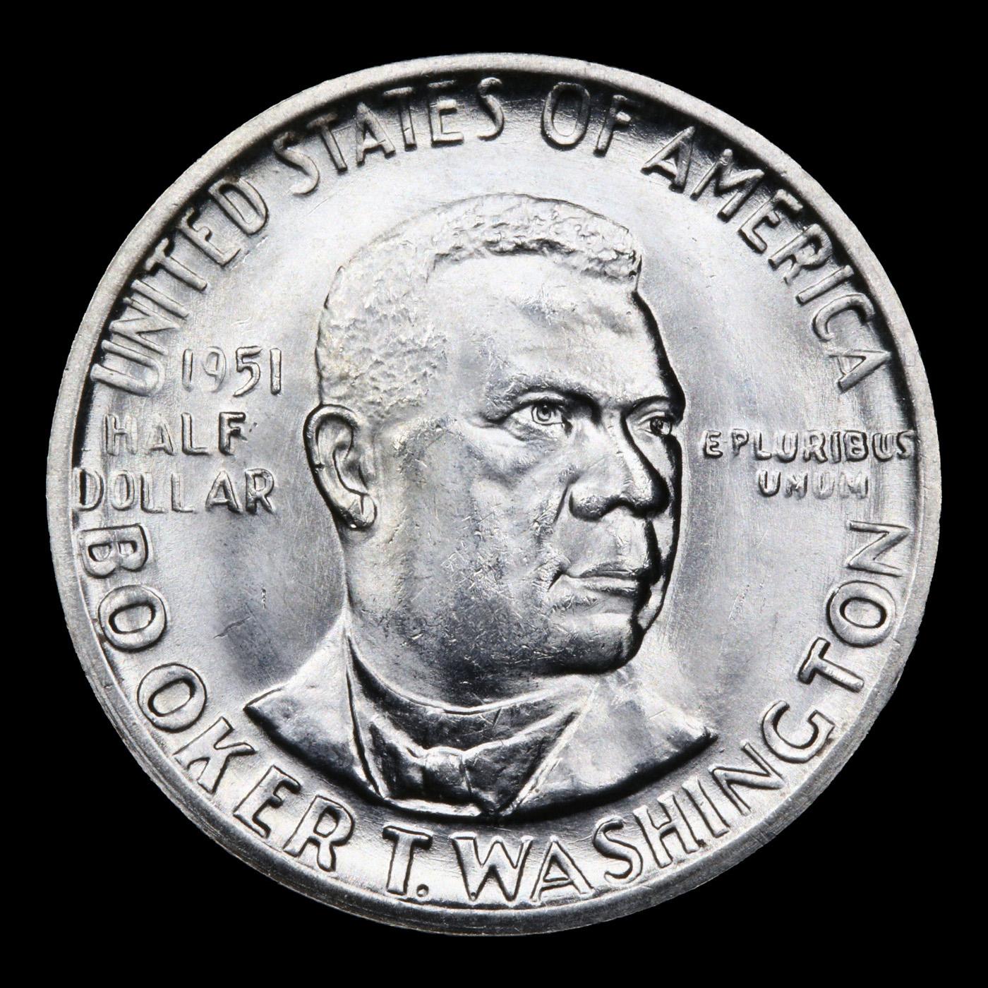 1951-p BTW Old Commem Half Dollar 50c Grades Choice Unc
