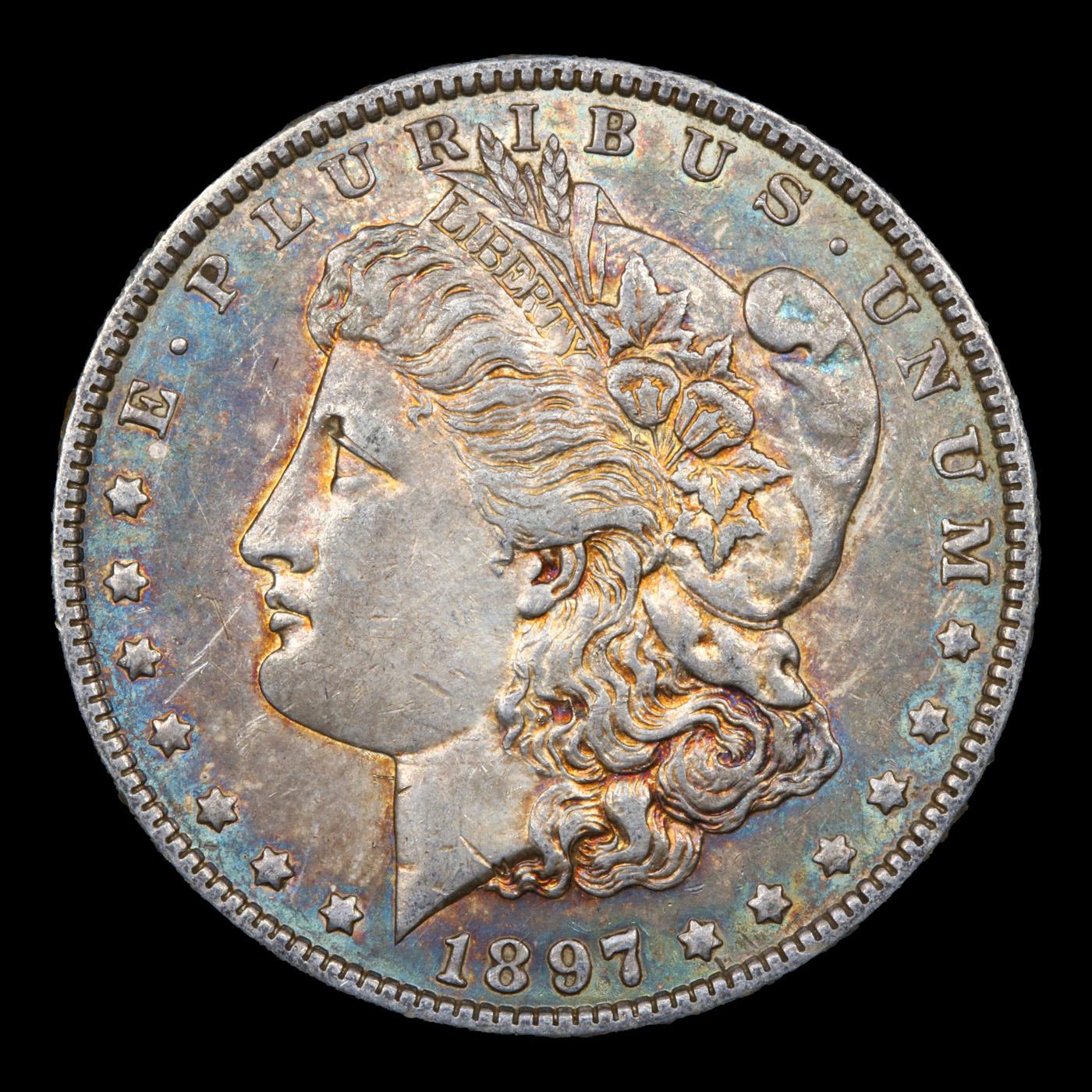 ***Auction Highlight*** 1897-o Morgan Dollar $1 Graded Choice AU/BU Slider+ By USCG (fc)