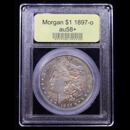 ***Auction Highlight*** 1897-o Morgan Dollar $1 Graded Choice AU/BU Slider+ By USCG (fc)