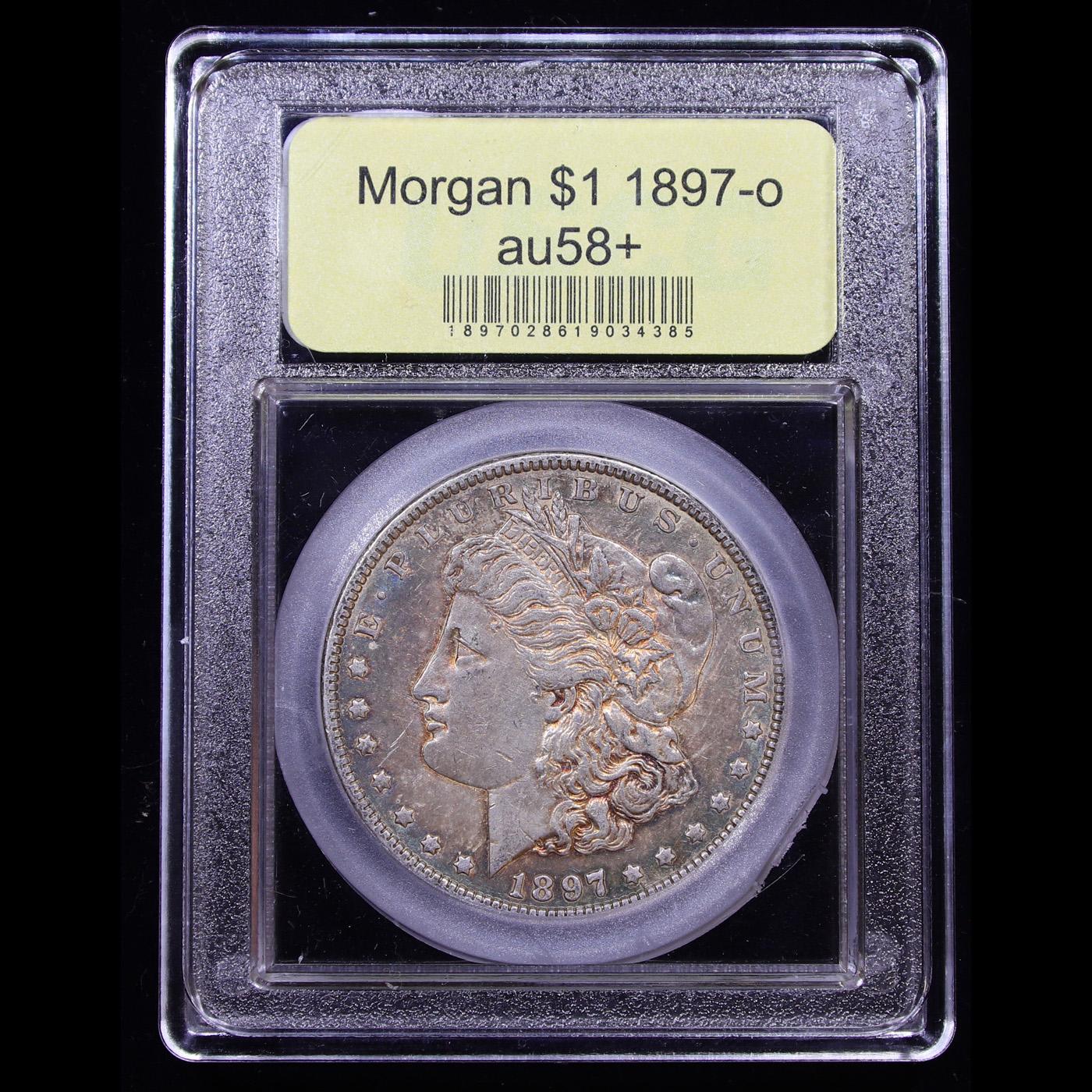 ***Auction Highlight*** 1897-o Morgan Dollar $1 Graded Choice AU/BU Slider+ By USCG (fc)