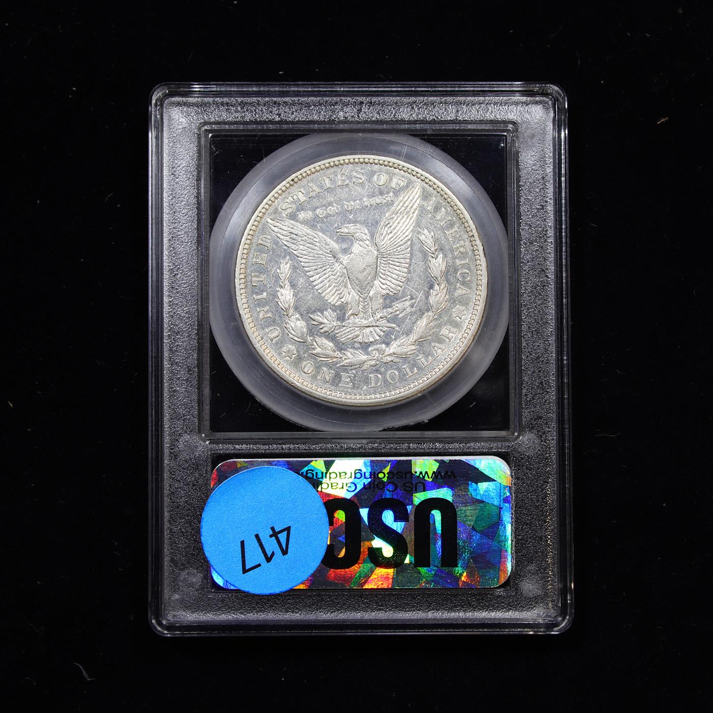 ***Auction Highlight*** 1921-d Morgan Dollar $1 Graded Unc+ PL By USCG (fc)