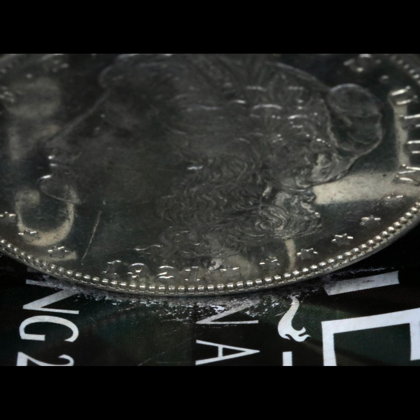 ***Auction Highlight*** 1921-d Morgan Dollar $1 Graded Unc+ PL By USCG (fc)
