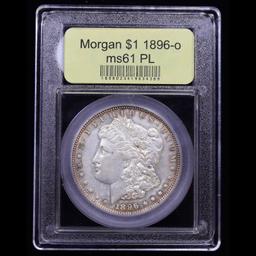 ***Auction Highlight*** 1896-o Morgan Dollar $1 Graded Unc+ PL By USCG (fc)